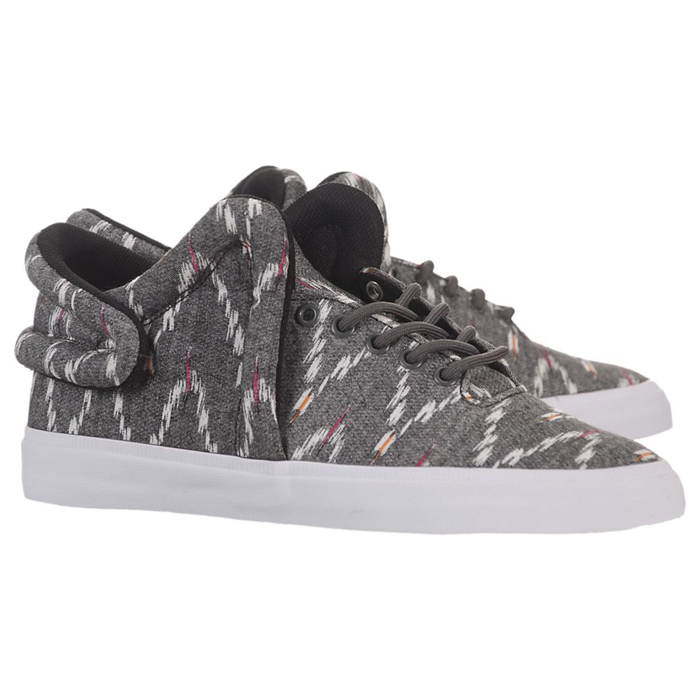 Baskets Supra Falcon Grise Multi/White-White Homme | OVX-96877001